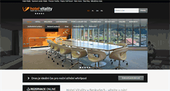 Desktop Screenshot of hotelvitality.cz